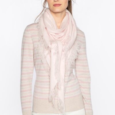 Clearance  Kinross Cashmere Fringe Triangle Wrap