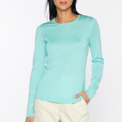 Hot Kinross Cashmere Long Sleeve Crew