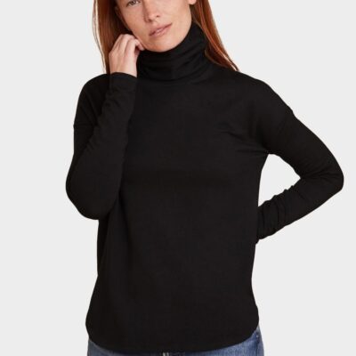 Hot Majestic Filatures French Terry Semi Relaxed Long Sleeve Turtleneck