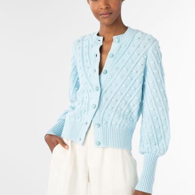 Clearance  Kinross Cashmere Bobble Cardigan