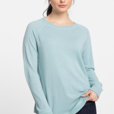 Clearance  Kinross Cashmere Round Hem Sweatshirt