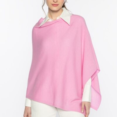 Best Kinross Cashmere Rib Detail Poncho