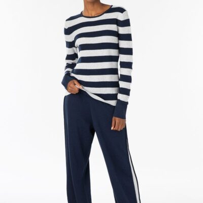 New Kinross Cashmere Pop Trim Pant