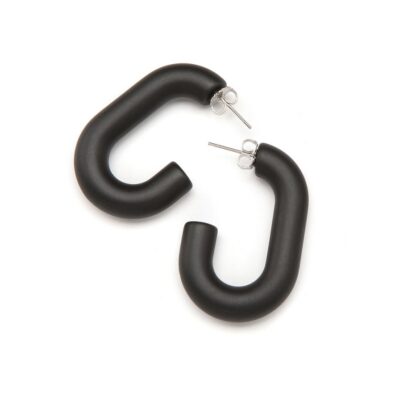 Hot PONO Mini Barile Margo Earring Matte Black