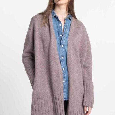 Best Kinross Cashmere Easy High Rib Cardigan