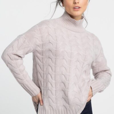 Online Kinross Cashmere Luxe Cable Funnel