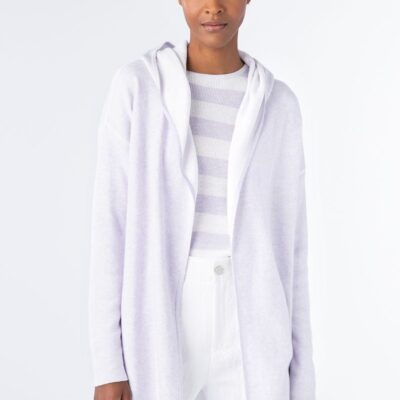 Clearance  Kinross Cashmere Reversible Coverstitch Hoodie