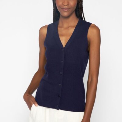 Clearance  Kinross Cashmere Button Vest