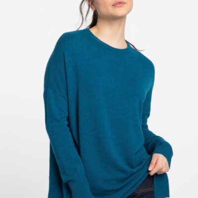 Online Kinross Cashmere Easy Crew Pullover